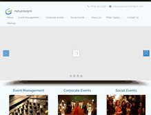 Tablet Screenshot of myeventmgmt.com